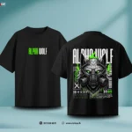 Alpha Wolf Printed T-Shirt
