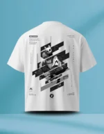 Illustration Back Printed T-Shirt