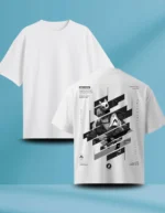 Illustration Back Printed T-Shirt - Image 3